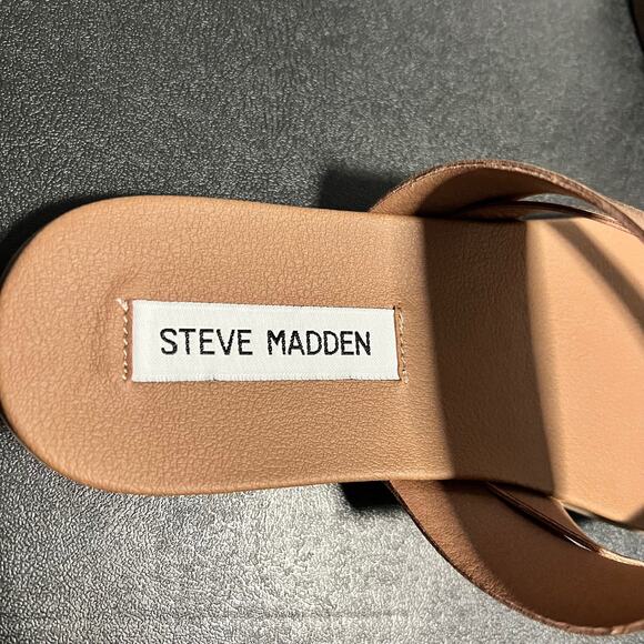 Women’s Steve Madden Athens Rose Gold Sandals Size 9 - Picture 3 of 6
